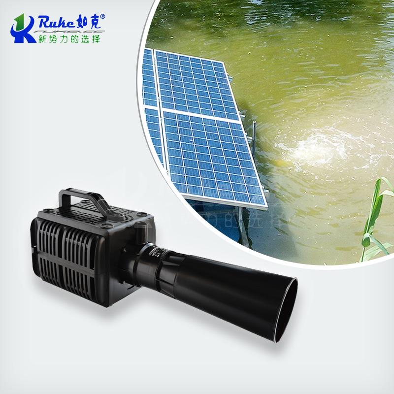 太陽(yáng)能推流式曝氣增氧設(shè)備潛水射流式曝氣機(jī)水體增氧河道治理