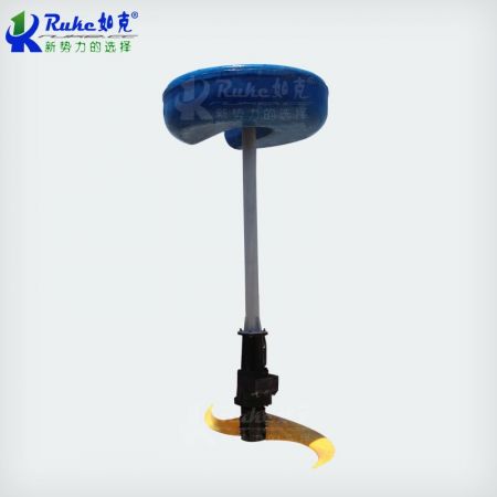 漂浮河道治理立式環(huán)流浮筒潛水攪拌機推流式浮筒攪拌機
